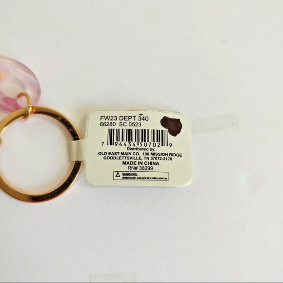 Multicolor Keychain Zipper Pull Backpack Happy Smiley Face Plastic Chain Link - Picture 6 of 7